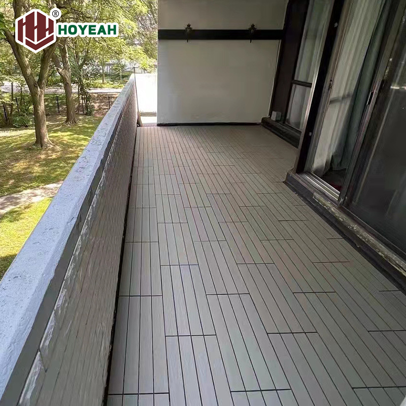 Outdoor Eco friendly WPC Diy Decking Tiles