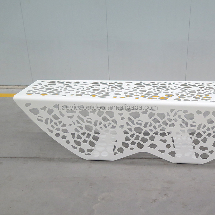 Factory Direct Sales Top Quality Garden Bench Outdoor Stainless Steel Seating Steel Bench Used Park Bench