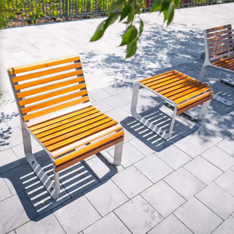 Modern leisure garden die cast metal outdoor commercial comfort bench park cast aluminum bench leg die cast aluminum bench