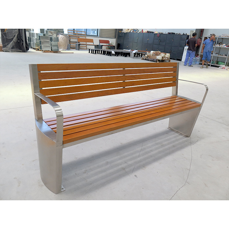 Outdoor Park Patios Teak Wooden Bench Seat for Sale for Garden or Patio Use