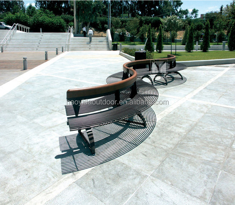 Quality Assurance Used Park Benches Outdoor Furniture Sofa Garden Chair Set Stainless Steel  Park Bench