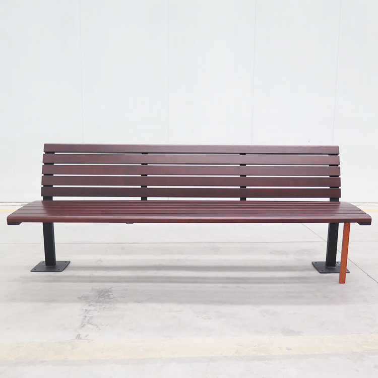 Quality Assurance Latest Product Aluminum Wooden Bench Seating Waiting Bench Park Wood Outdoor Long Chair