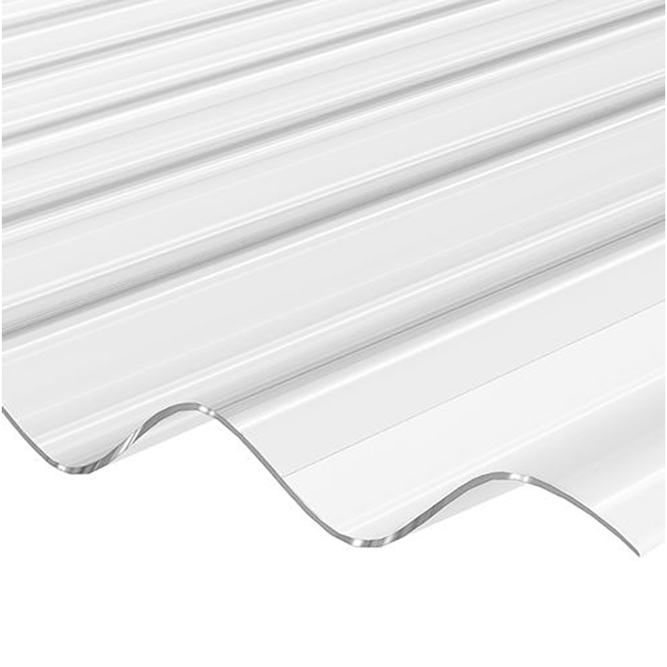 Building Material Roof Corrugado Polycarbonate Corrugated Sheet / Corrugated Polycarbonate Sheet Clear Sunshade