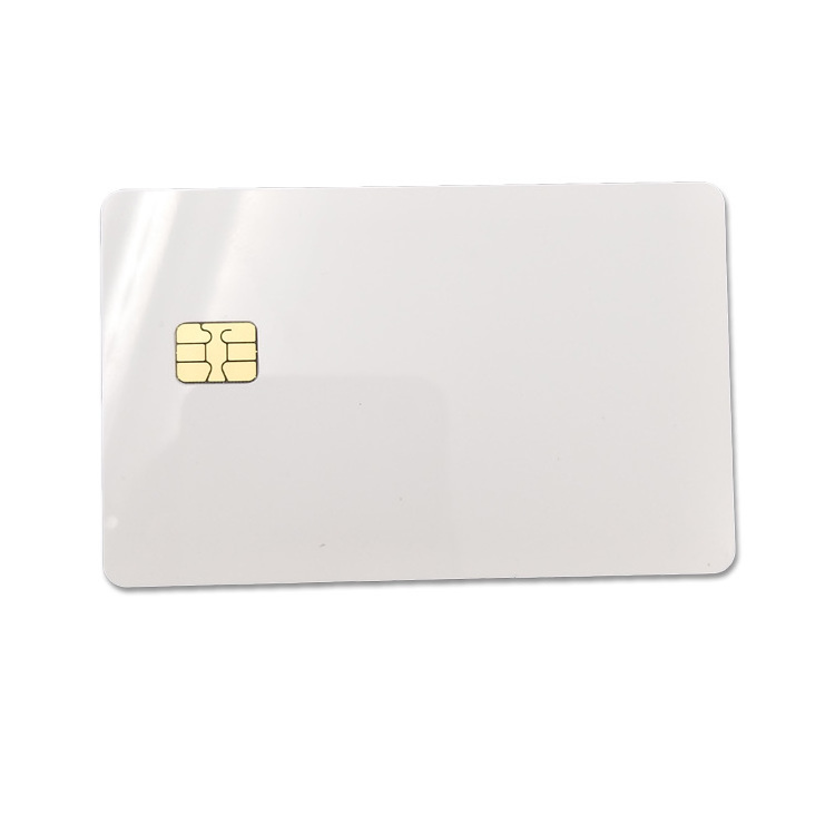 Credit Card Size Contact IC Smart Card FM4442/FM4428 Chip White Blank PVC Smart Card