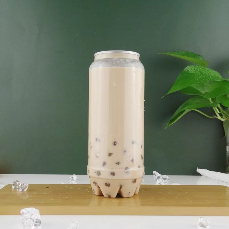 Easy to pull Can Drink Tea Juice Milk Container Plastic Soda Coffee Bottle Disposable 250ML 330ML 500ML  PET Transparent