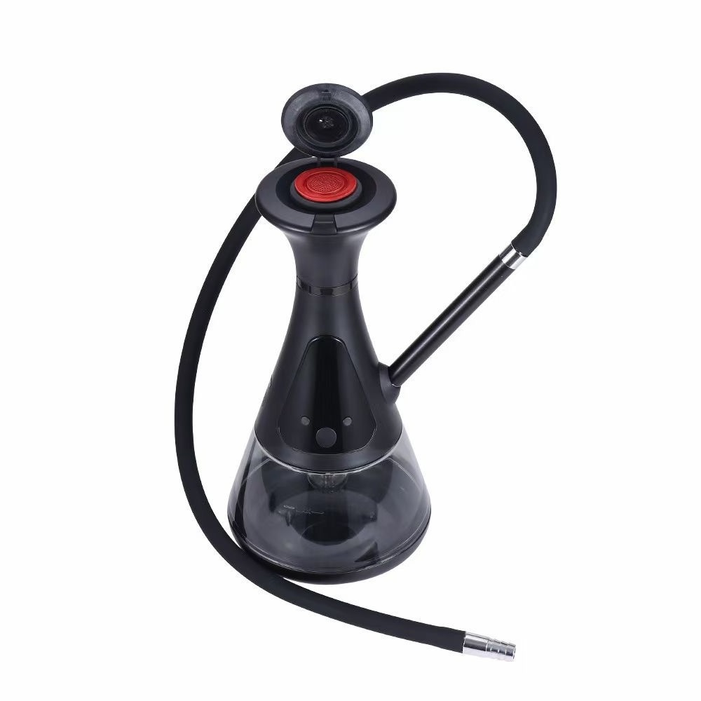 Excellent Wholesale Shisha Modern Smoking Accessories Electric Hookah Glass Bottle Custom Logo Shisha Hookah