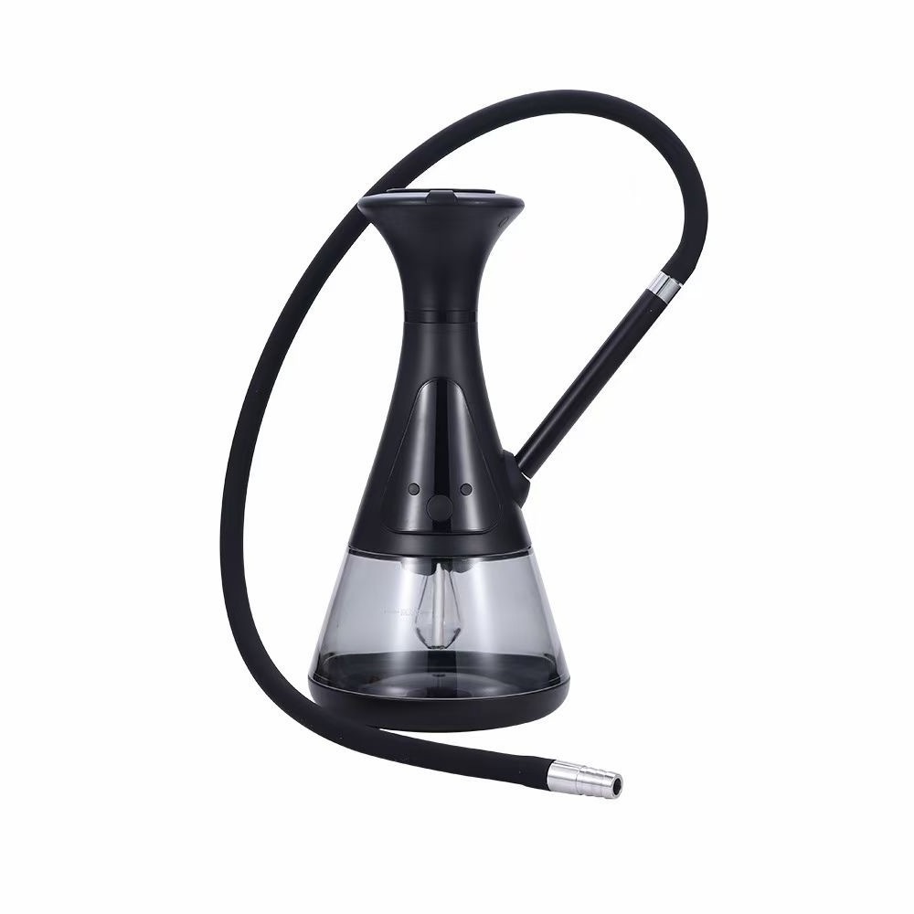 Excellent Wholesale Shisha Modern Smoking Accessories Electric Hookah Glass Bottle Custom Logo Shisha Hookah