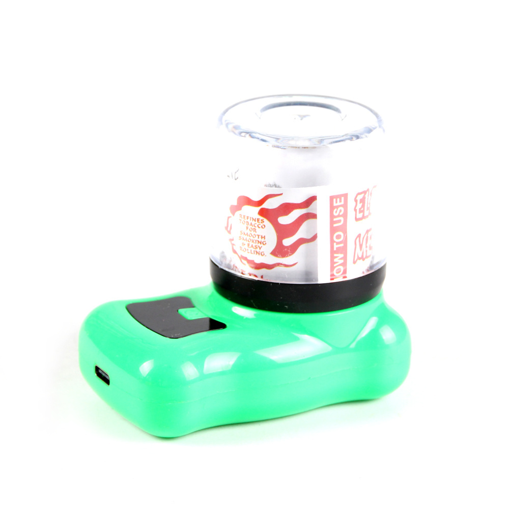 2024 New Designs Plastic Automatic Good Quality Portable Smash 43MM  Grinder With LED Screen Electric Herb Grinder