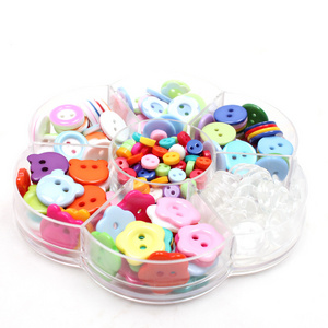 Colors Assorted 2Holes Buttons for DIY Decoration Novelty Sewing Buttons For Crafting