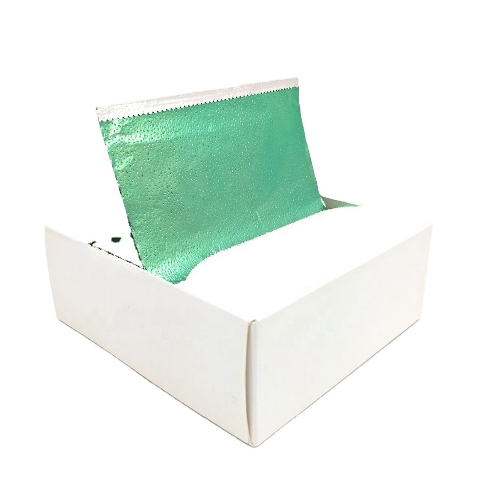 Embossed Colored Hairdressing Aluminium Foil Sheets Pre-Folded Pre-cut Pop Up Colored Hairdressing Foil