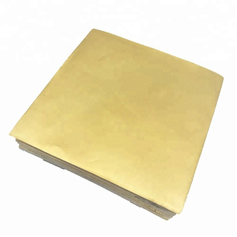 Gold color embossed wrap candy 80*80cm aluminium foil for chocolate