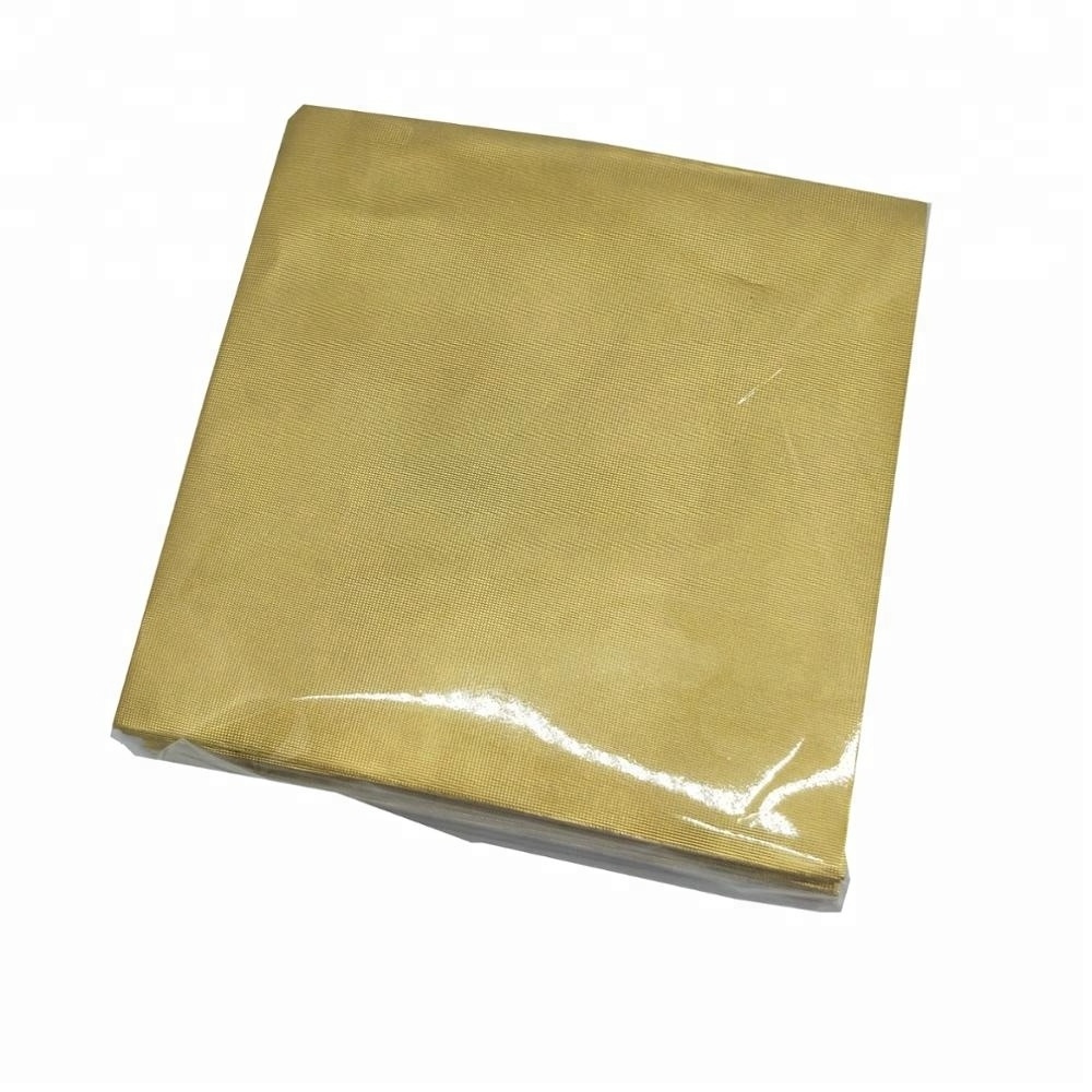 Gold color embossed wrap candy 80*80cm aluminium foil for chocolate