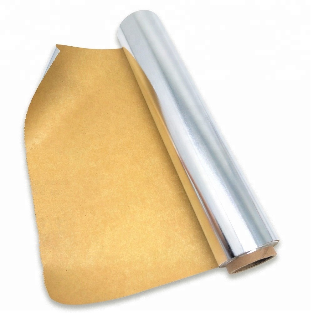 Non-stick Baking Greaseproof Parchment Aluminum Foil Lined Oneside Coating  Paper