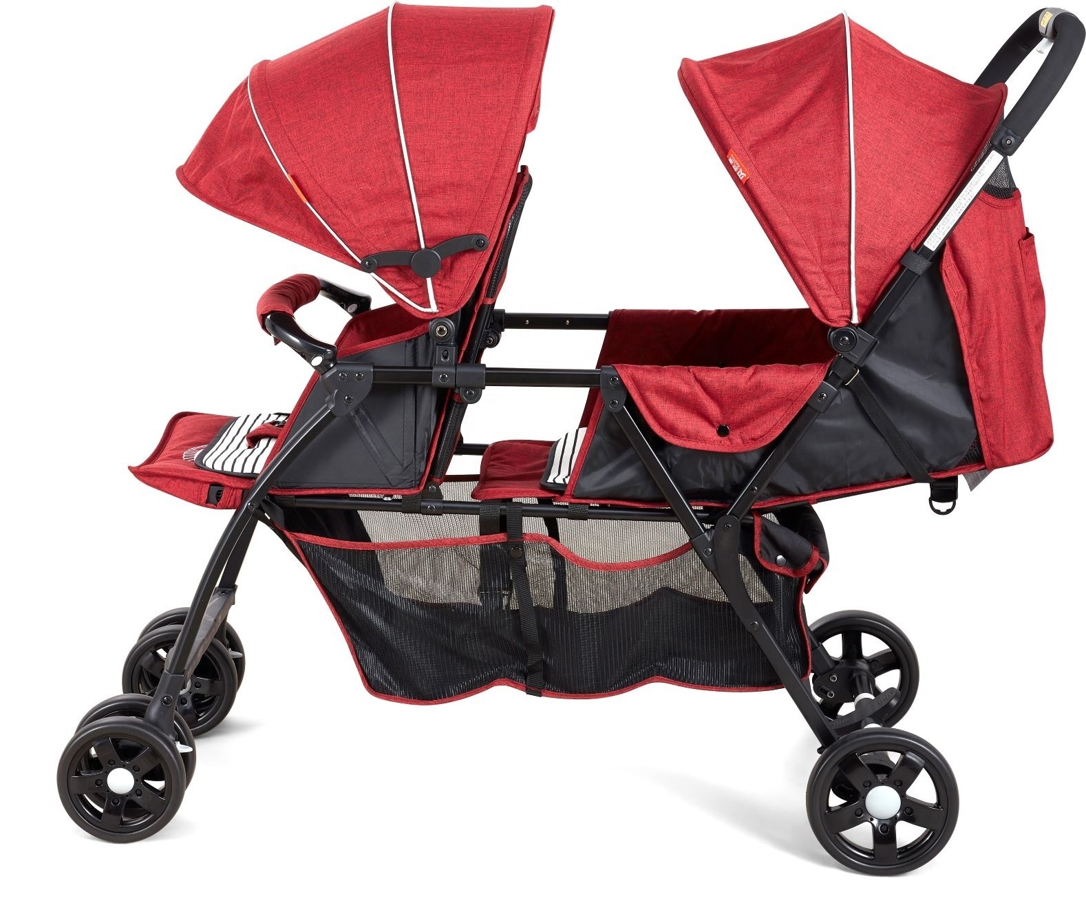 Wholesale Luxury Custom Foldable Aluminum Double Baby Pram Lightweight Travel Airplane Baby Strollers with Car Seat