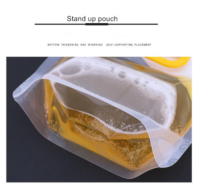 Supply Eco friendly 5l plastic water bag stand up pouch with spout bag plastic drink bag 5L spout pouch for food liquid