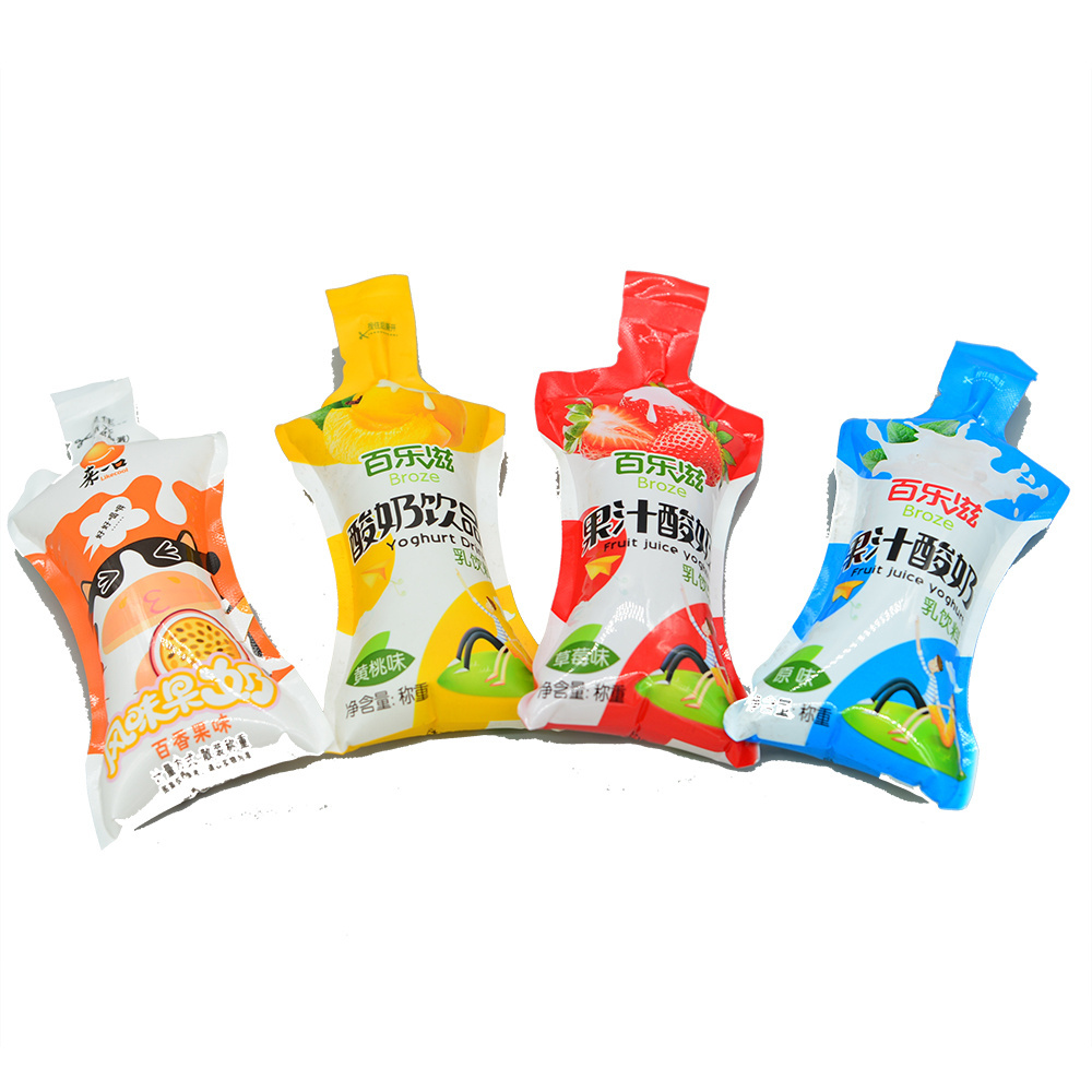 Shandong Qingdao Plastic popsicle wrapper, gravure printing popsicle bags, special shaped pouch