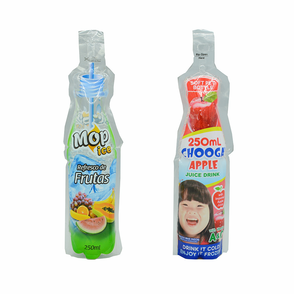 Shandong Qingdao Plastic popsicle wrapper, gravure printing popsicle bags, special shaped pouch