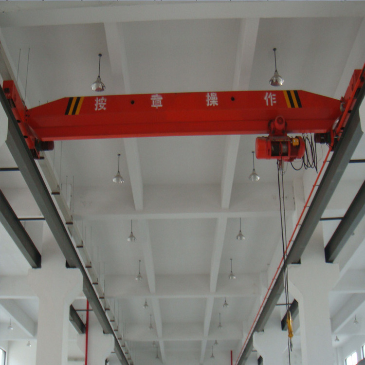 good quality bridge crane with 8 ton hoist traveling on rail