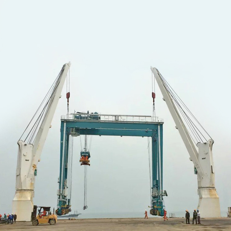 Container Terminal Cranes 40t electric quay rtg rubber tyre container gantry crane price