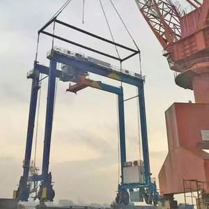 Container Terminal Cranes 40t electric quay rtg rubber tyre container gantry crane price