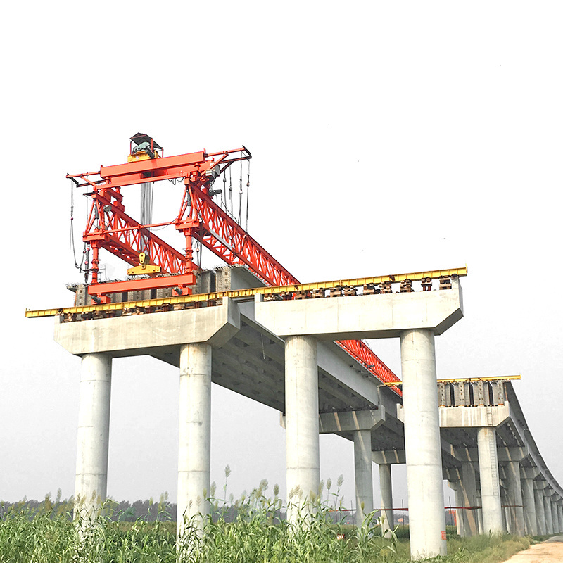 Segment assembly bridge erection launching gantry crane