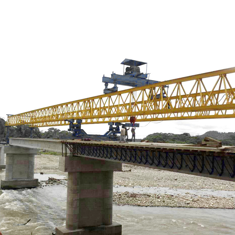 High lifting grade 50 ton double girder segment launching gantry crane