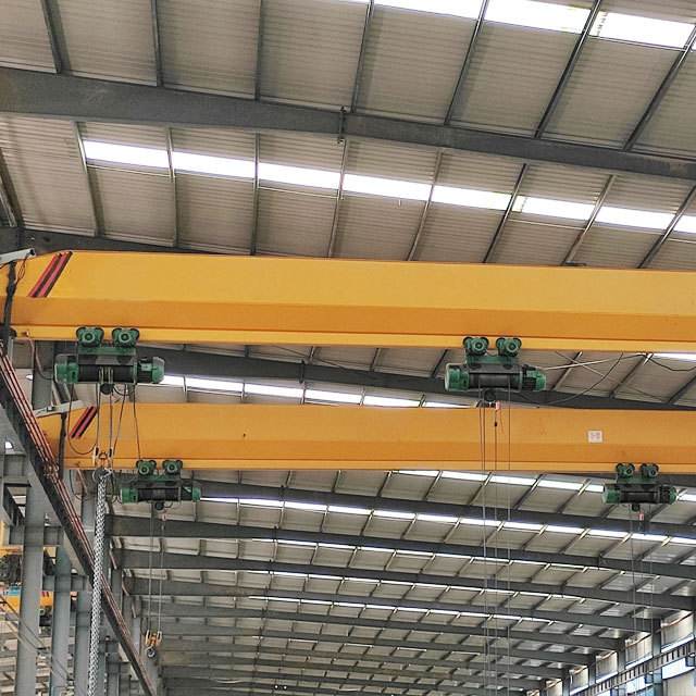 Industrial lifting 20 ton single girder overhead crane with electric hoist