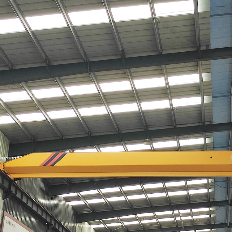 Workshop light duty single girder electric 2 ton overhead bridge crane