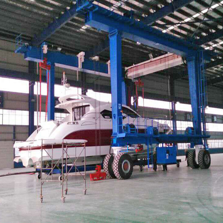 Best quality brand 25 ton travelling free boat lift crane for good price