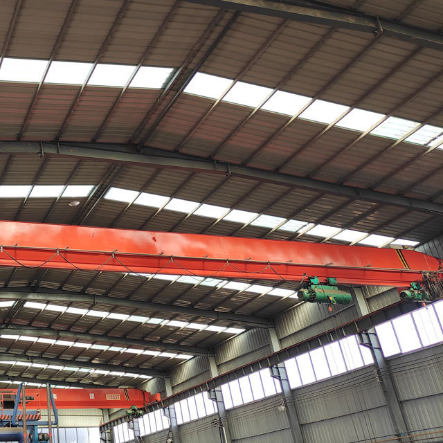 Industrial lifting 20 ton single girder overhead crane with electric hoist