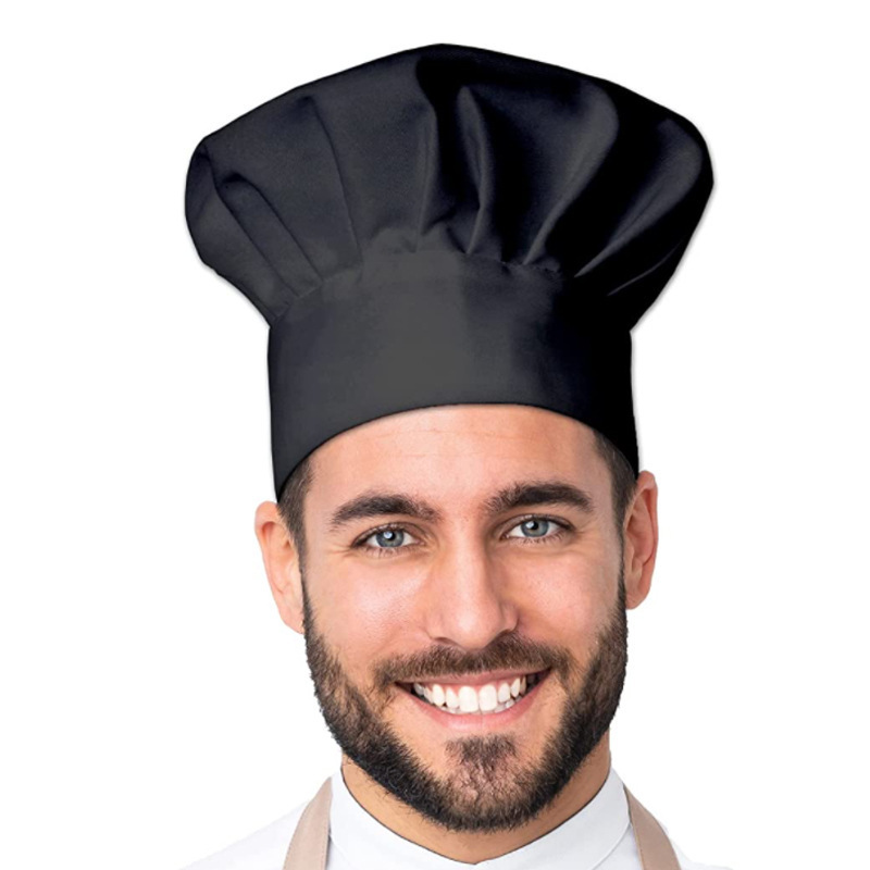 Unisex Kitchen Baker Cooking Mesh Chef Hat Cap Hair Nets Food Service Caps