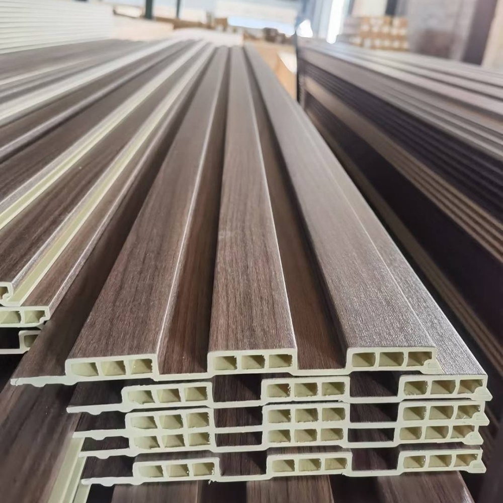 Factory Direct Sale Natural Antisepsis Wpc Wall Boards Grating Ceiling Board Decorative Wall Panels Wood