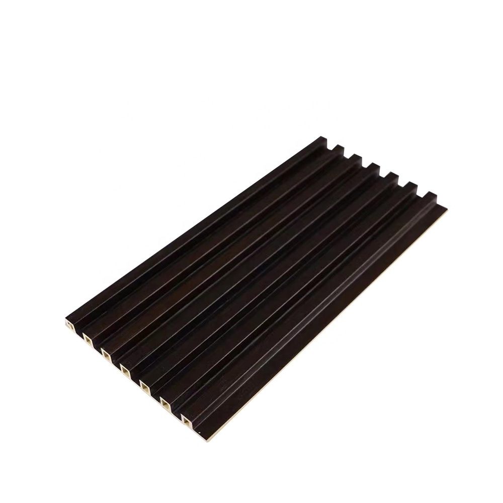 Factory Price Wpc Cladding Wood Plastic Composite Indoor Wpc Wall Panel Wpc Building Materials 3d Fluted Wall Panel Wood