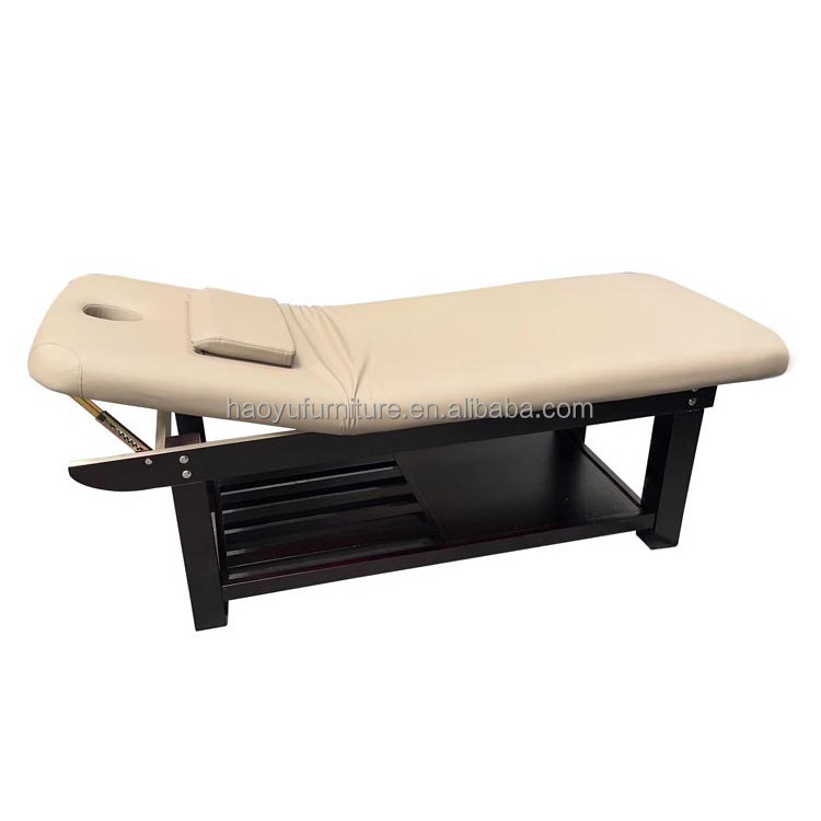 modern massage tables solid wood leg massage beds adjustable bed frame with massage