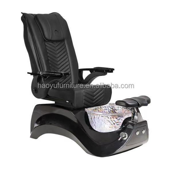 brown leather pedicure chair for nail tech lexor pedicure electric spa chair