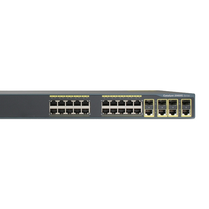 Ciscos Original New Ws-C2960g-24tc-L Used Network Switch 24 Port Gigabit Ethernet Switch