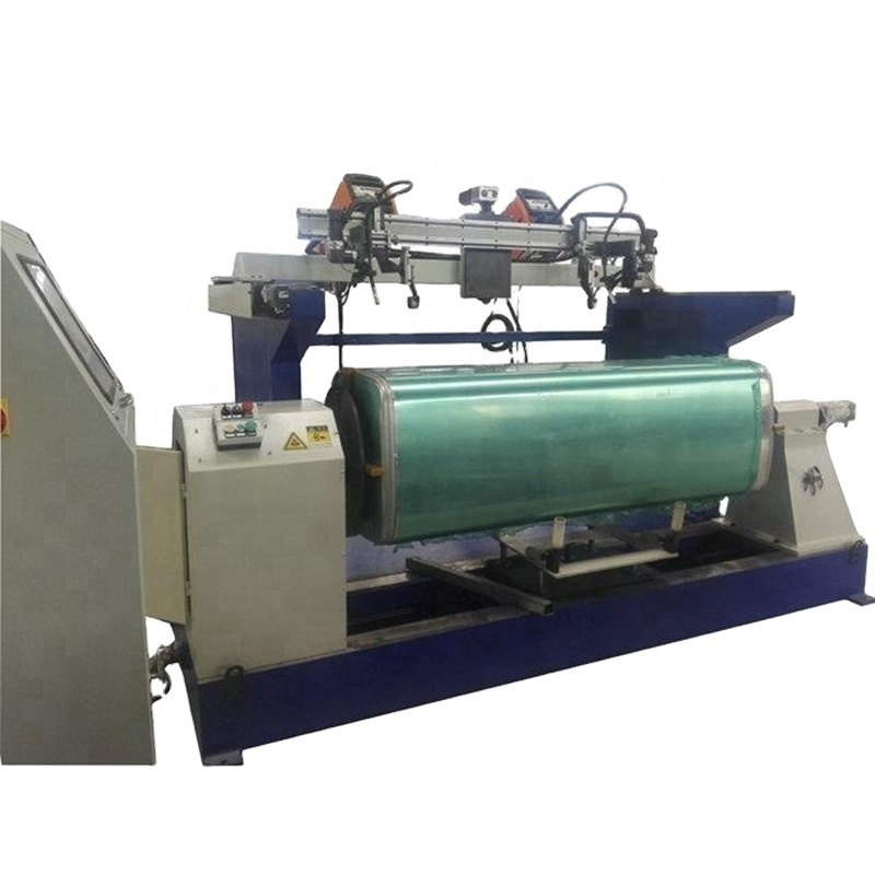 CNC automatic mig weld aluminum fuel tank fuel tank head welding machine circular seam welding machine