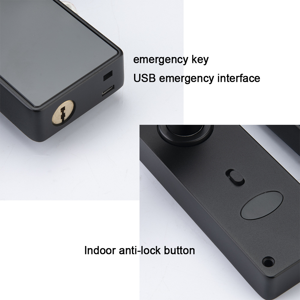 new design smart locks for panel front tuya bluetooth front panel smart door lock  code pad with doorbell