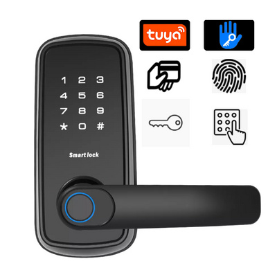 digital fingerprint deadbolt handle smart door lock smart lock keyless entry deadbolt gate door smart lock APP