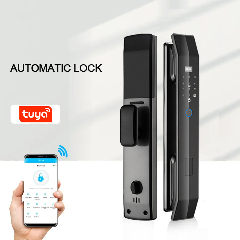 smart locks for front door tuya wifi zigbee digital lock for metal gate door digital outdoor keyless code function