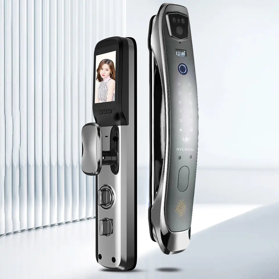 Hyundai brand 2023 New Style USMART GO 3D Face Recognition Full Automatic Fingerprint Digital Smart Door Lock