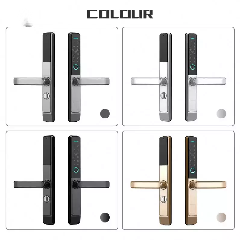 Security Electronic Door Lock, APP WIFI Smart Touch Screen Lock,digital Code Keypad Deadbolt for Home Hotel Cloud Key Wood Door