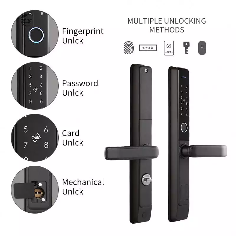 Security Electronic Door Lock, APP WIFI Smart Touch Screen Lock,digital Code Keypad Deadbolt for Home Hotel Cloud Key Wood Door