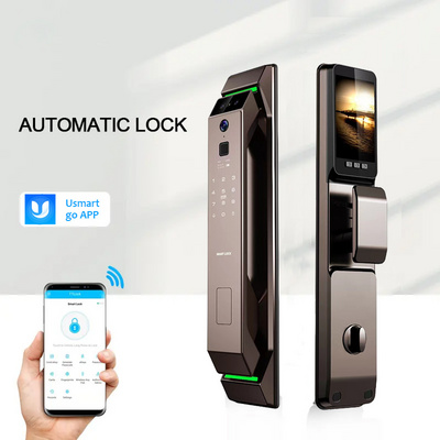 Electronic Automatic Smart Door Lock with Camera Smart Fingerprint Digital Password  Wifi Locks door lock