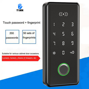 rfid drawer cabinet lock with fingerprint powered wooden digital fire smart lock for hidden cabinet