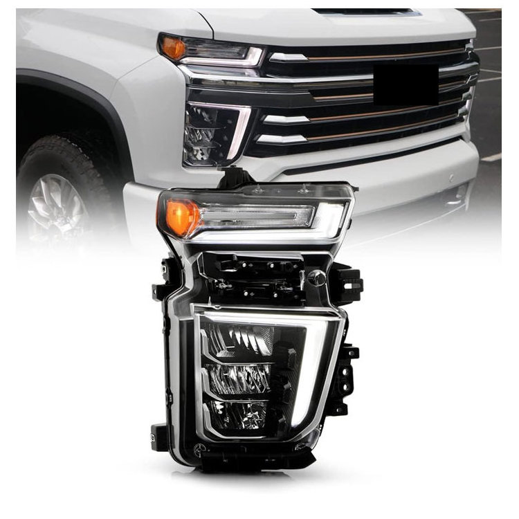 Factory Price Auto LED Headlight Auto Head Lamp Light Car Parts For CHEVROLET Silverado 2500 2020 - 2023