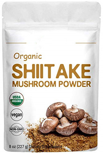 High Quality Natural Plant Shiitake Mushroom Extract 30%~50% Polysaccharides Lentinan Shiitake Mushroom Powder