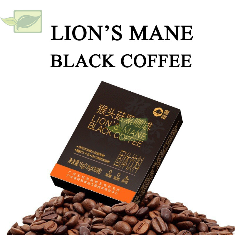 Mushroom Coffee Private Label Healthy Instant  Coffee Lions Mane Mushroom Coffee