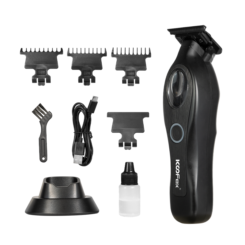 KooFex 7400 RPM High Speed Barber Machine Deep Tooth Graphite Blade Zero Gap Barber Trimmer