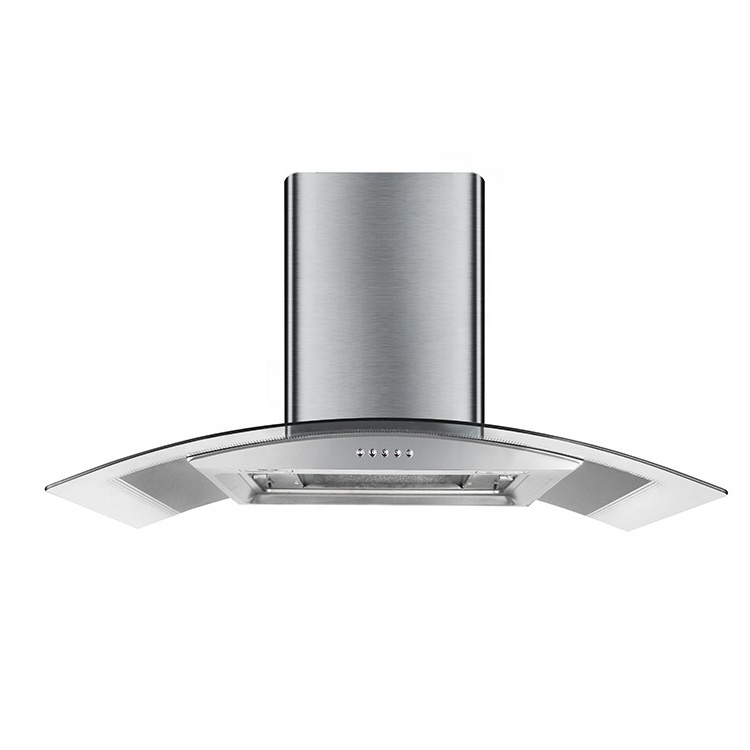 OEM service rangehood Euro style Stainless Steel Inox 900mm kitchen smoke extractor fan cooker range hood